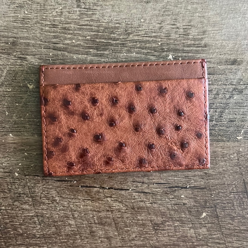 Ostrich Card Case